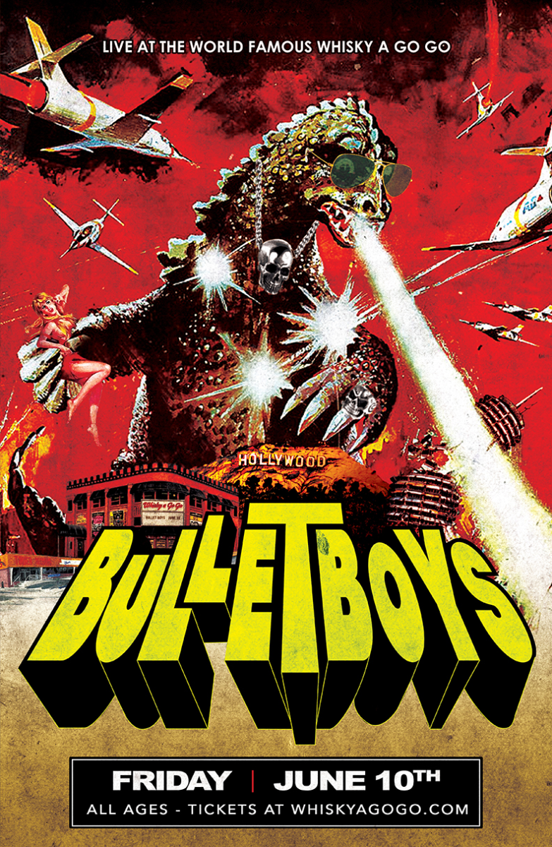 Bulletboys, The Raskins, Engineered Society Project, Zack Kirkorian, Machine Worx, Sledd, Stereo Jane
