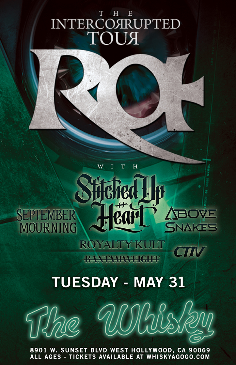 RA, Stitched Up Heart, SEPTEMBER MOURNING, Above Snakes, Royalty Kult, Bantamweight, CTIV