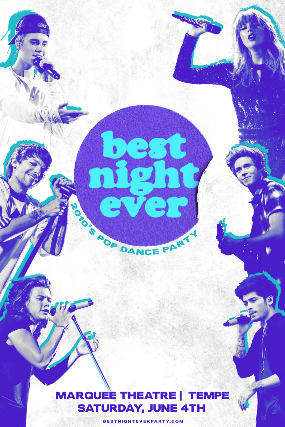 Best Night Ever - 2010's POP DANCE PARTY at Marquee Theatre
