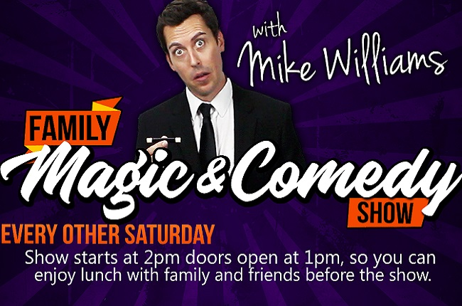 Family Magic & Comedy For All Ages with Mike Williams