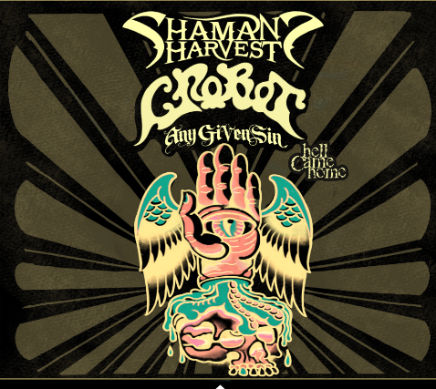 98.9 The Bear Presents: Shamans Harvest, Crobot, Any Given Sin, & Hell Came Home Live @ Rockstar Lounge