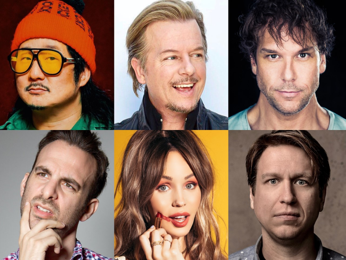David Spade, Dane Cook, Pete Holmes, Bobby Lee, Brian Monarch, Violet Jones and very special guests!