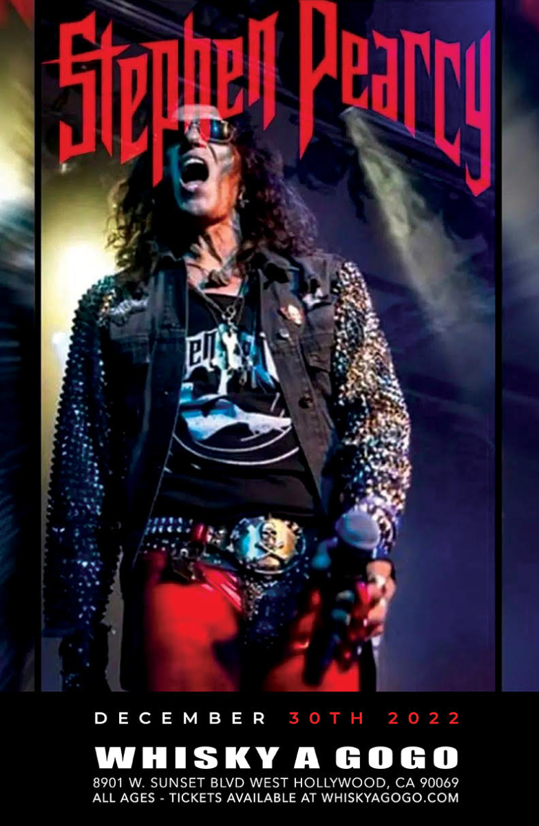 Stephen Pearcy of RATT, Whiskey Dogz, Venrez, Dirty Delta Trio, American Jetset, Ben Hunter, Sultra Divine, Password Reset