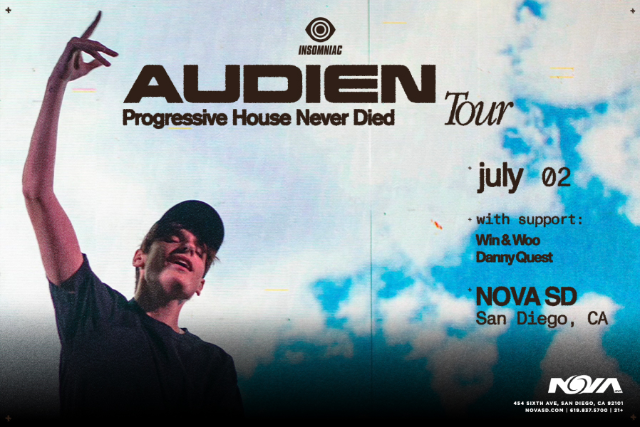 Audien: Progressive House Never Died Tour at Nova SD