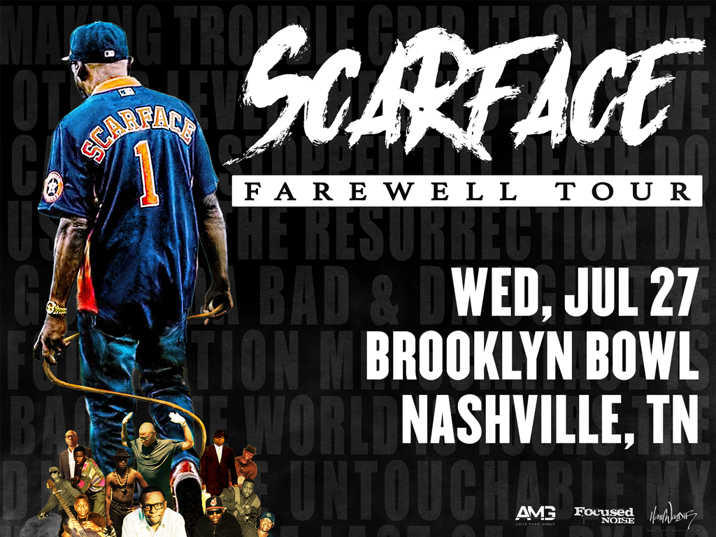 Scarface Farewell Tour with Live Band Formaldehyde Funkmen