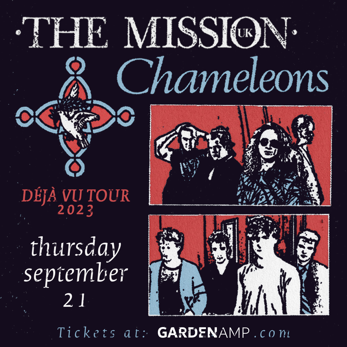 The Mission U.K. Deja Vu Tour w/ Chameleons and Theatre of Hate