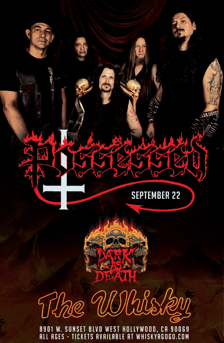 POSSESSED, Dark As Death, GraveDanger, Exitosus, Xaphane, Putrescence, Disciples of Death