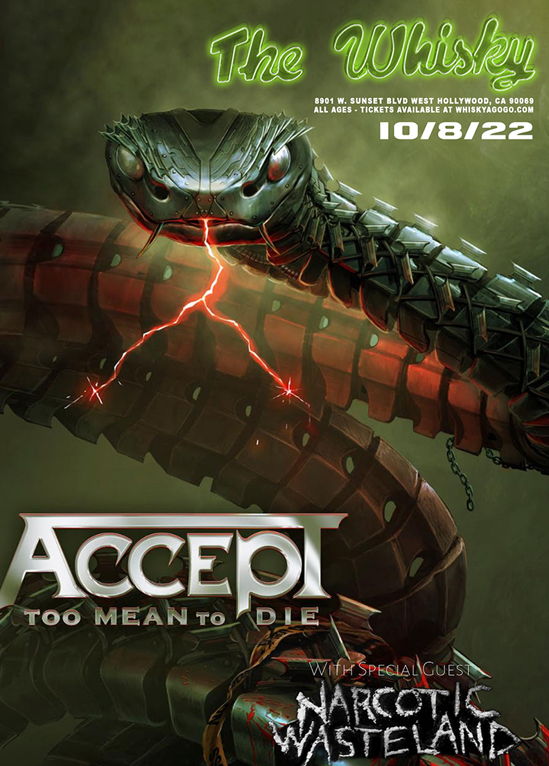 Accept, Narcotic Wasteland, Attack of the Rising, Machine Worx