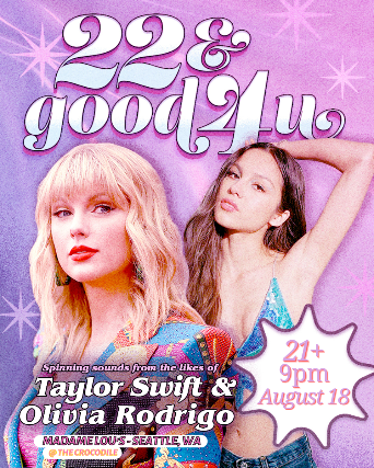 22 & good 4 u -  Taylor Swift vs. Olivia Rodrigo night!