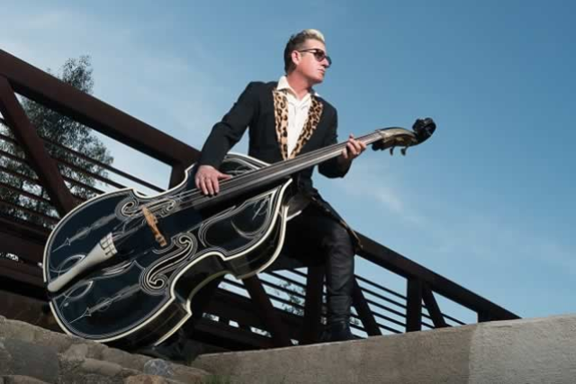 Lee Rocker of the Stray Cats