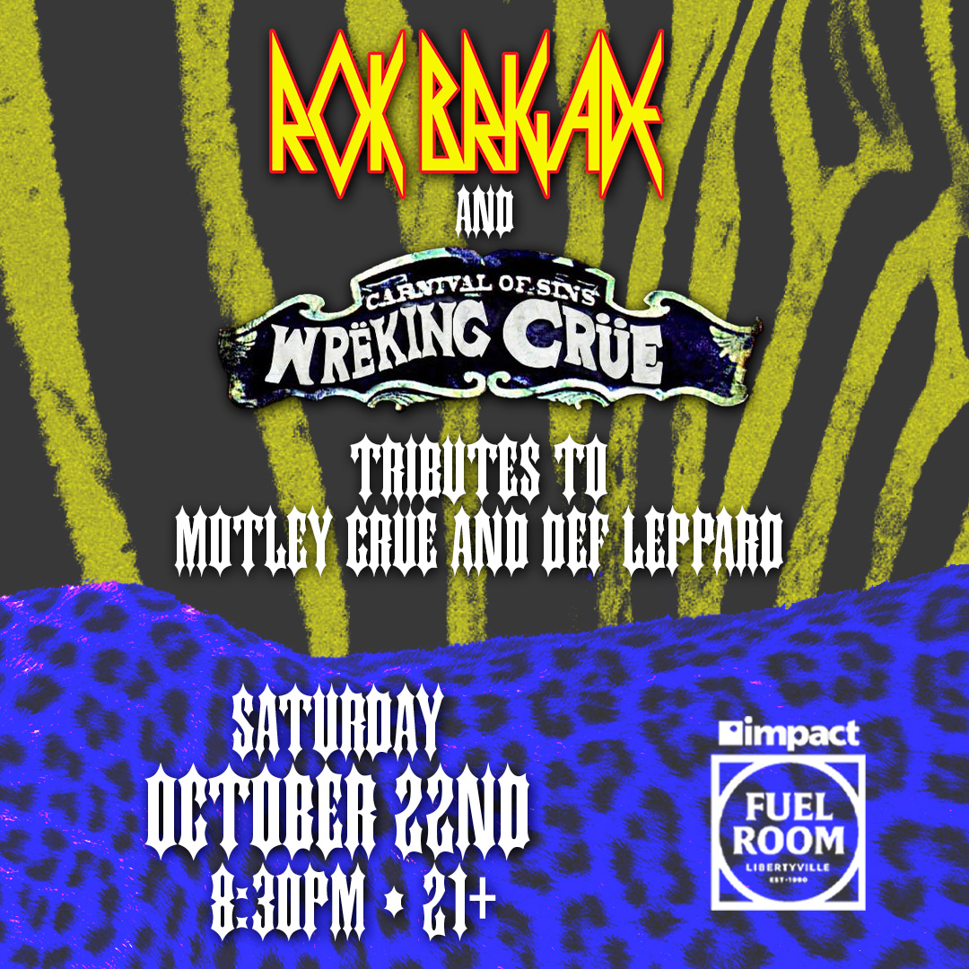 Tributes to Motley Crue & Def Leppard show poster