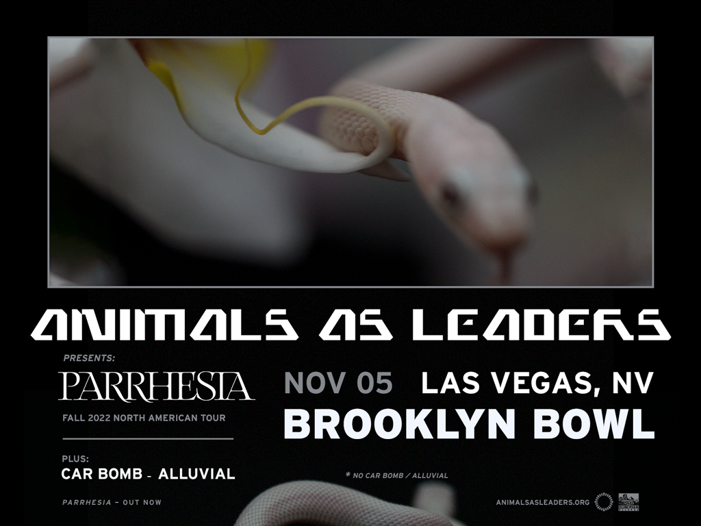 Animals As Leaders: PARRHESIA - FALL TOUR 2O22 | Brooklyn Bowl