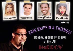 Erik Griffin & Friends ft. Jiaoying Summers, Zara Mizrahi, Vinny Fasline, Cooper Lyden, & more TBA!
