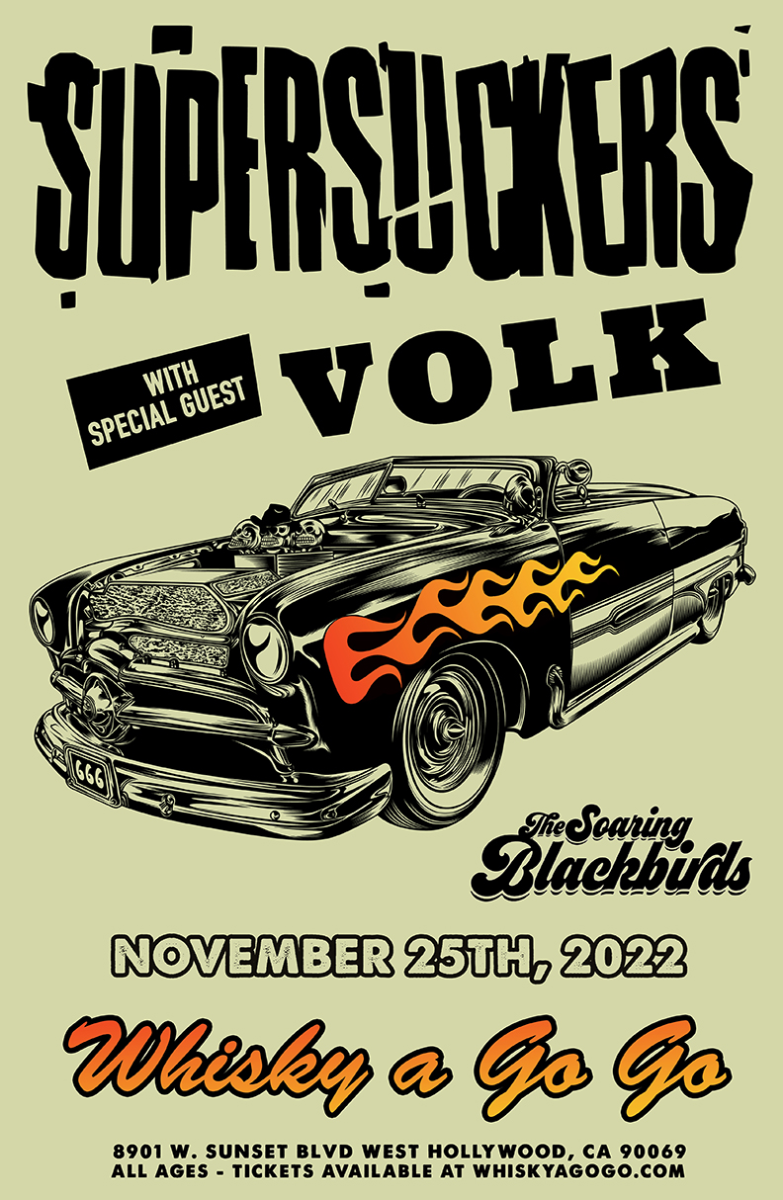 Supersuckers, Volk, Seven40Seven, The Soaring Blackbirds, Timm Saxton & the Room