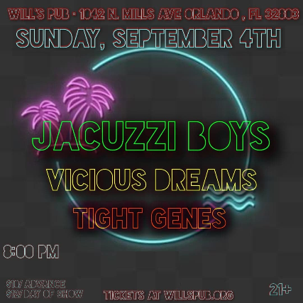 Jacuzzi Boys with Vicious Dreams and Tight Genes