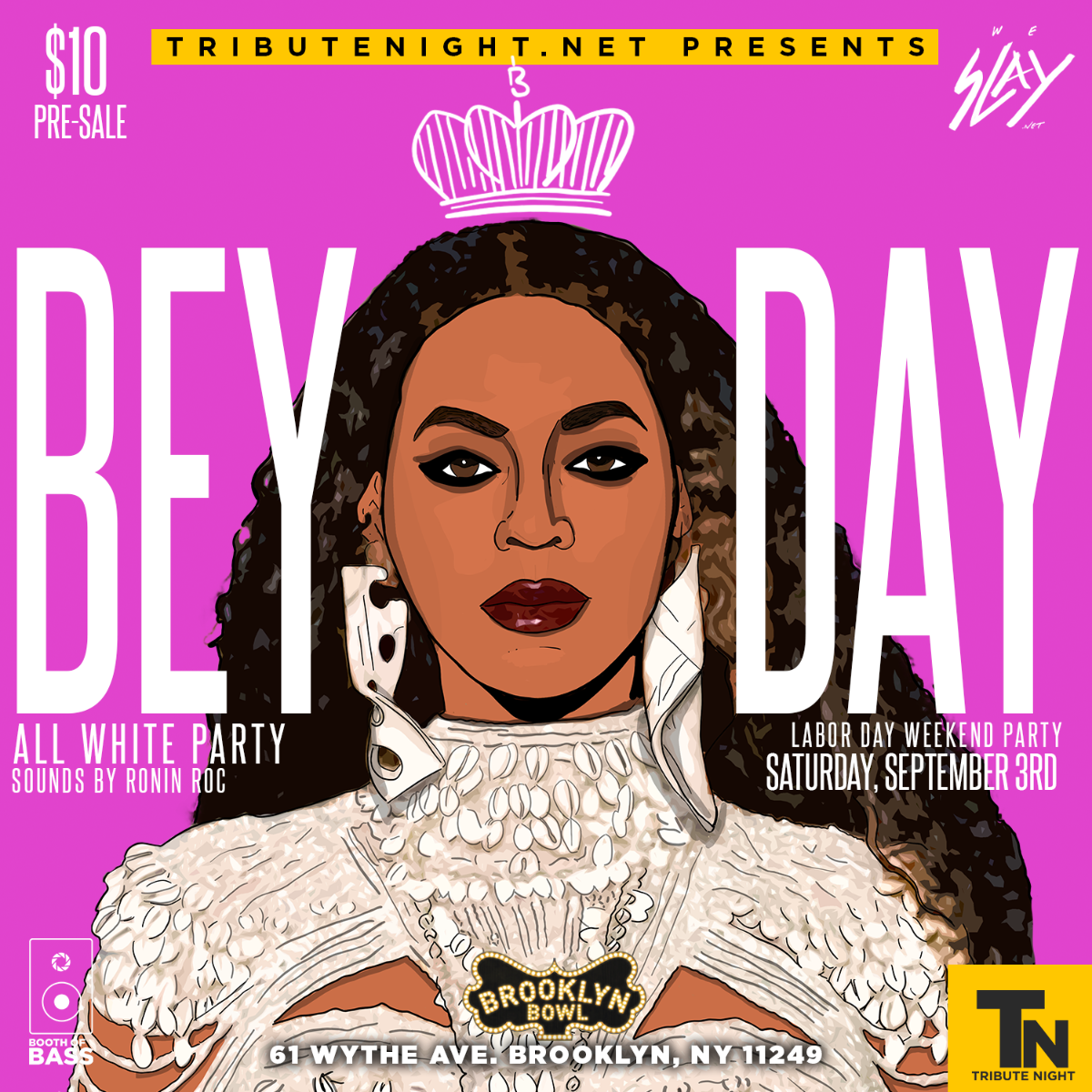 Bey Day: Beyonce Birthday DJ Tribute | Brooklyn Bowl