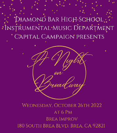 Diamond Bar High School Band at Brea Improv Comedy Club on Oct 26, 2022  tickets | Eventsfy