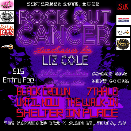 Rock Out Cancer Fundraiser for Liz Cole at The Vanguard