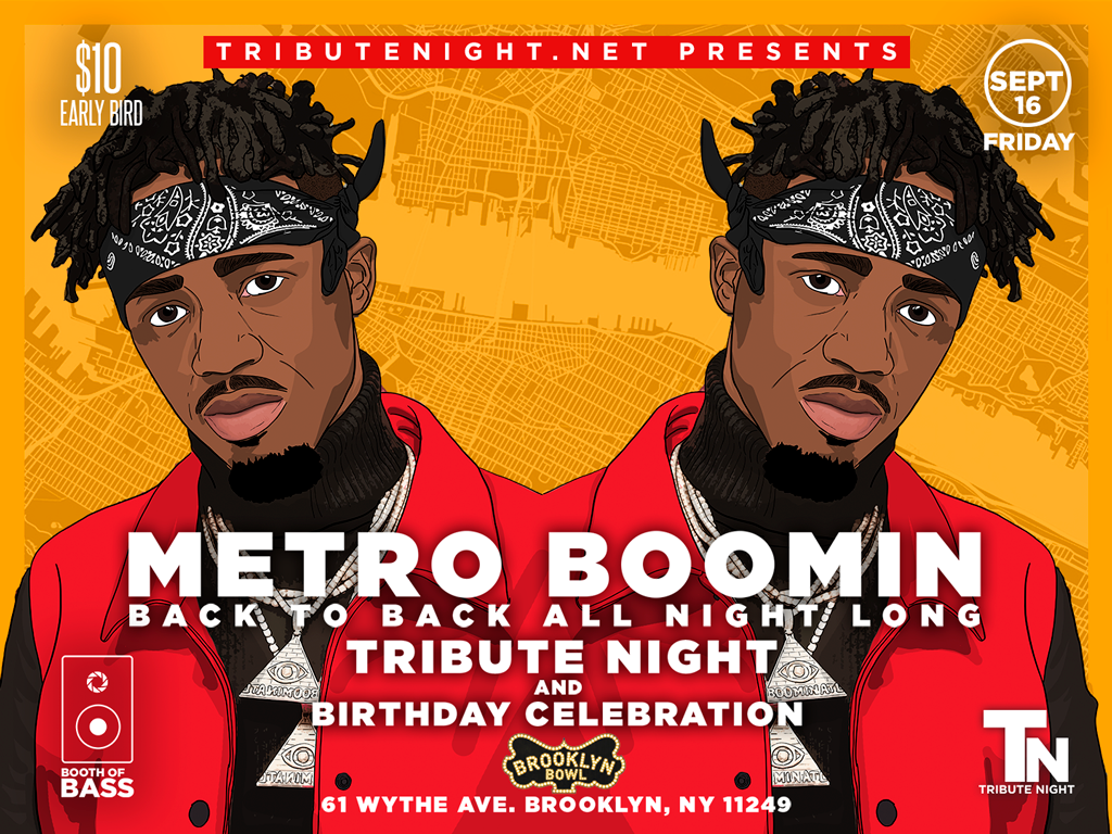 Metro Boomin Tribute Night and Birthday Celebration | Brooklyn Bowl