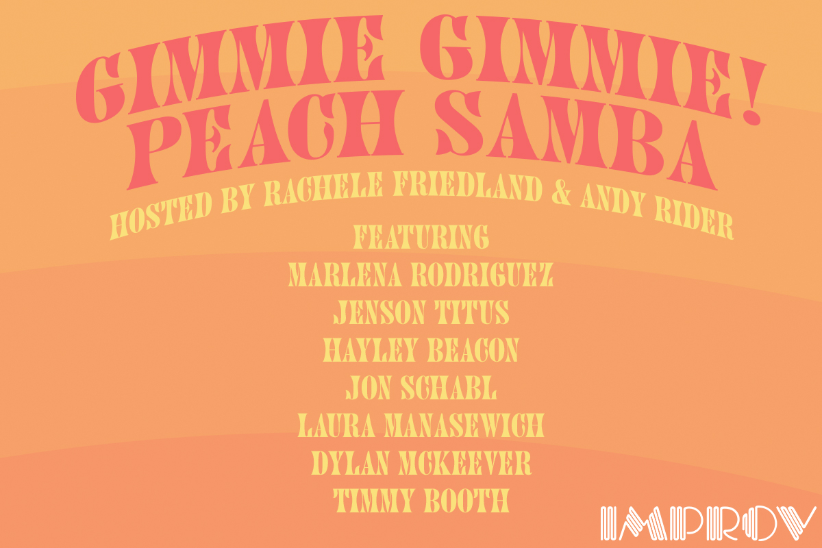 Gimmie Gimmie Peach Samba ft. Andy Rider, Rachele Friedland, Marlena Rodriguez, Jenson Titus, Hayley Beacon, Timmy Booth, Laura Manasevich, Dylan McKeever, Jon Schabl, Marlena Rodriguez!