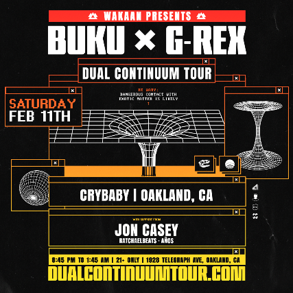 Buku x G-Rex: Dual Continuum Tour