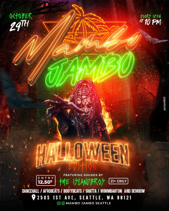 MAMBO JAMBO: Halloween edition Featuring Sounds by The Islandbros