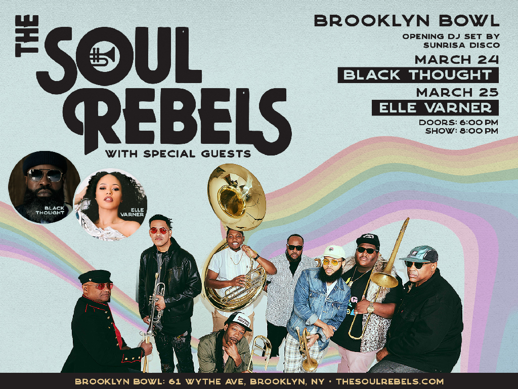 The Soul Rebels with special guest Elle Varner