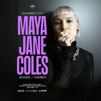 Image used with permission from Ticketmaster | Maya Jane Coles tickets