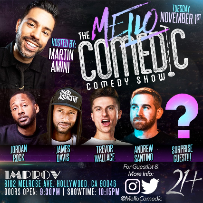 Tonight at the Improv: Mello Comedic ft. Ian Edwards, Trevor Wallace, Jordan Rock, Martin Amini, James Davis and a surprise guest!