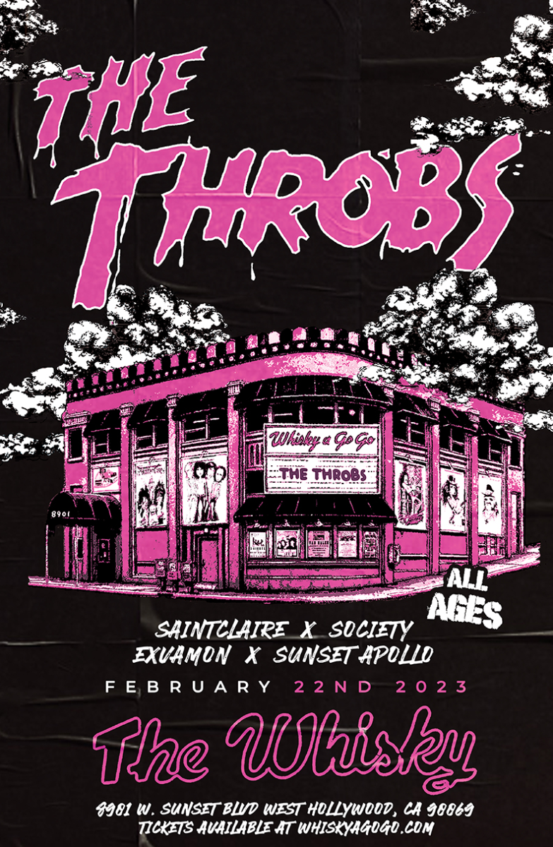 The Throbs, Juvenile Wrecks, SaintClaire, Society 1, Exvamon, Sunset Apollo