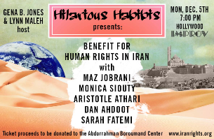Hilarious Habibis Presents: Comedy For Human Rights in Iran ft. Maz Jobrani, Aristotle Athari, Sarah Fatemi, Dan Ahdoot, Monica Siouty, and special guests TBA!