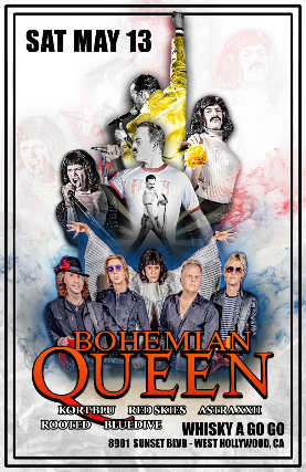 BOHEMIAN QUEEN, Red Skies at Whisky A Go Go