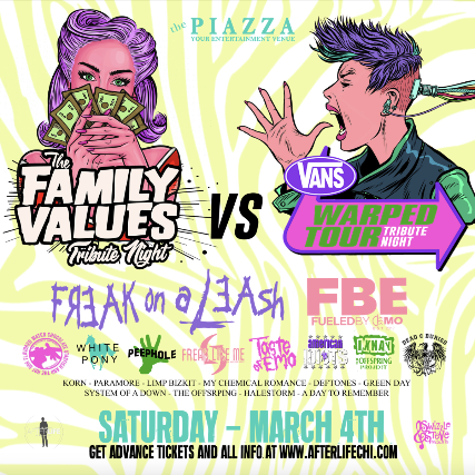 Family Values vs Warped Tour Mini Fest at The Piazza