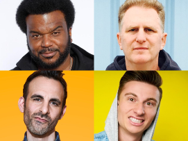 Craig Robinson, Michael Rapaport, Trevor Wallace, Brian Monarch, Maxi Witrak, and very special guests!