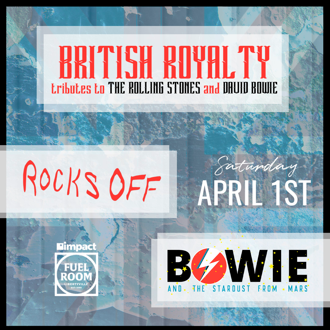 British Royalty: Tributes to The Rolling Stones & David Bowie show poster