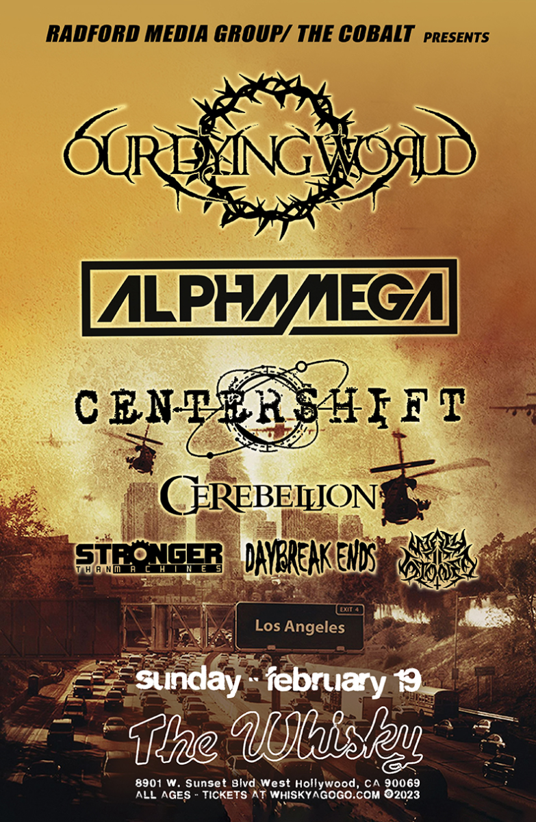Our Dying World, Alphamega, Centershift, Cerebellion, Stronger Than Machines, Daybreak Ends, Way II Stoned
