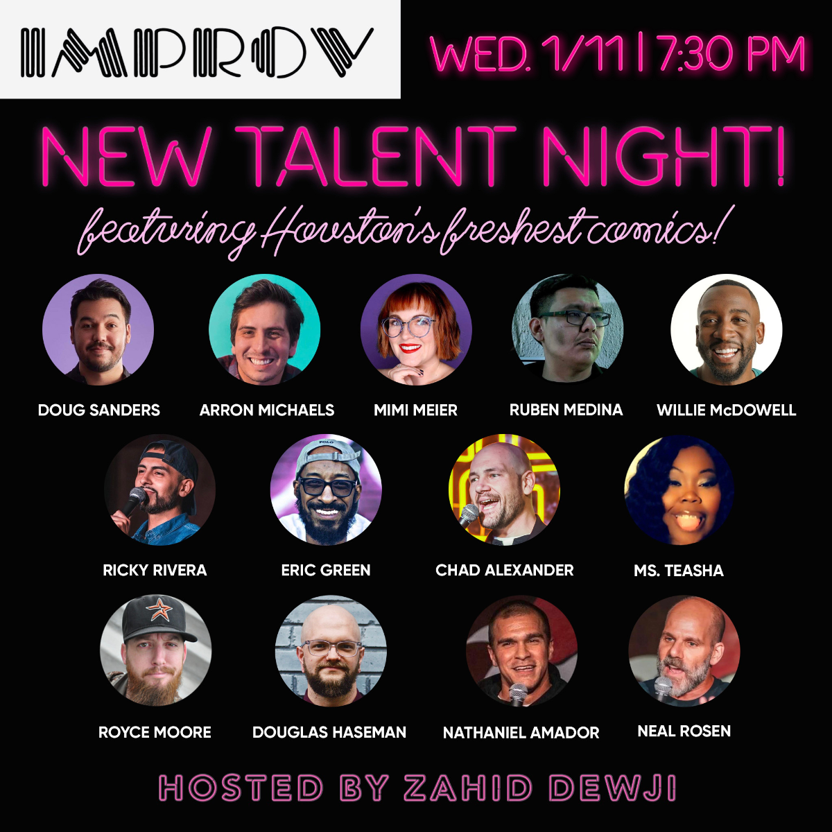 New Talent Night: Hosted By Zahid Dewji