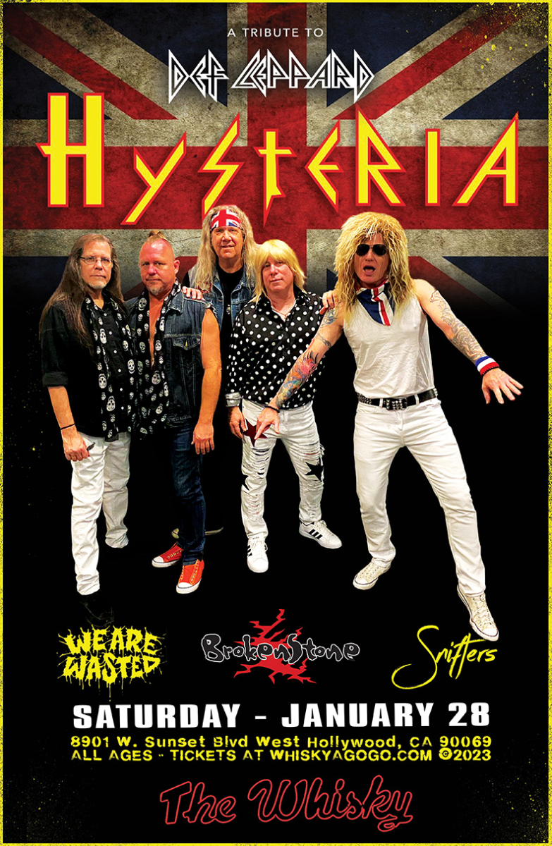 Hysteria Leppard (Def Leppard Tribute), We Are Wasted, Broken Stone, Snifters