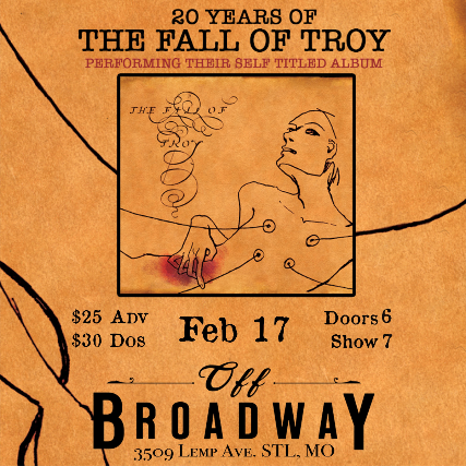 The Fall of Troy 20th Anniversary Tour at Off Broadway