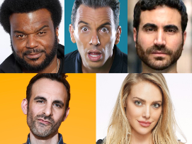 Tonight at the Improv ft. Sebastian Maniscalco, Brett Goldstein, Craig Robinson, Brian Monarch, Kate Quigley, and very special guests!