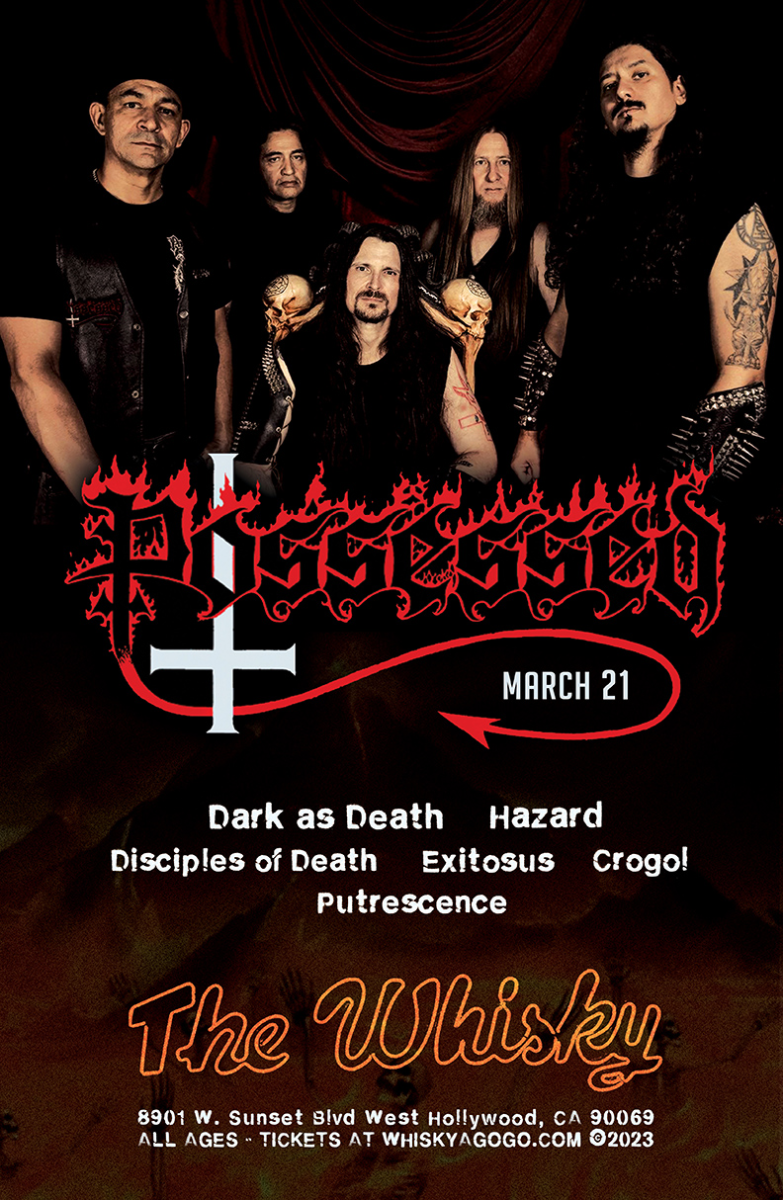 Possessed, Dark as Death, GRAVEDANGER, Disciples of Death, Exitosus, Putrescence