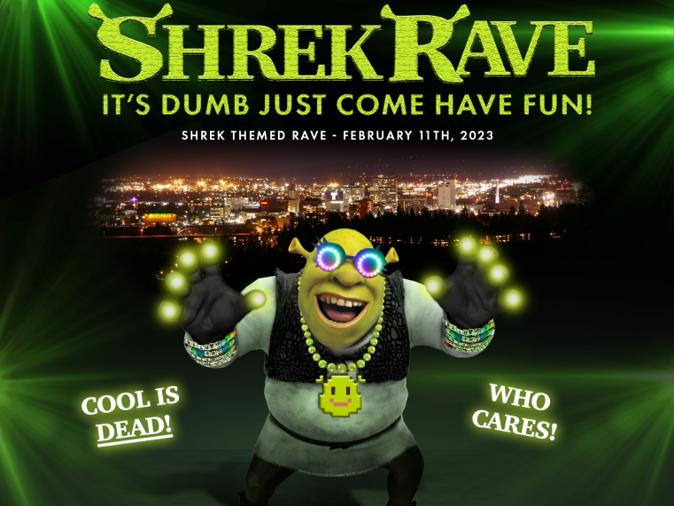 Shrek Rave Knitting Factory Boise