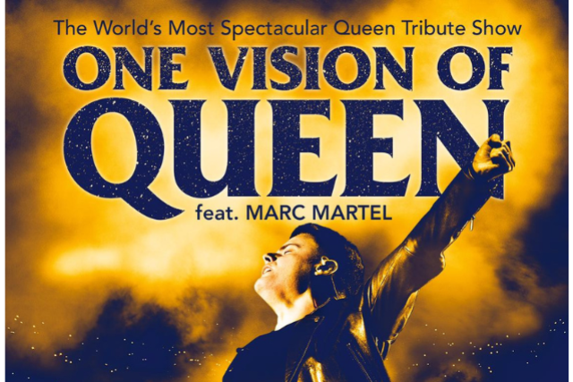 Image used with permission from Ticketmaster | One Vision of Queen ft. Marc Martel-The World’s Most Spectacular Queen Tribute Show tickets