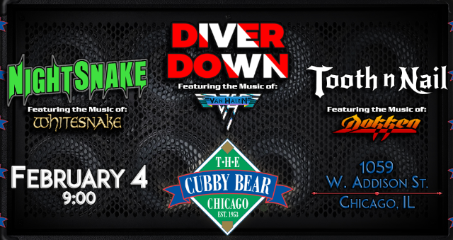 Diver Down Tribute Night at Cubby Bear