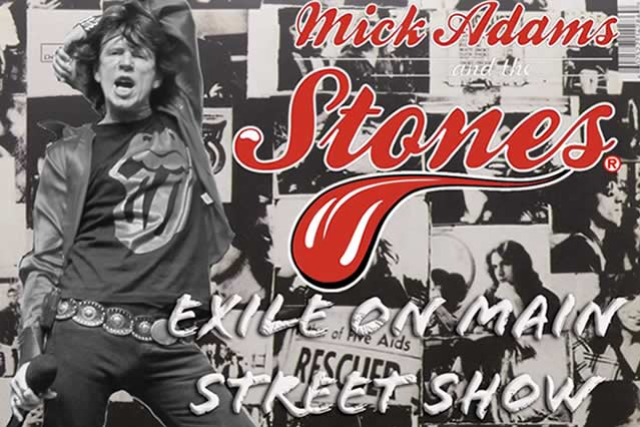 Mick Adams & The Stones Performing Choice Cuts From The Exile On Main Street Album