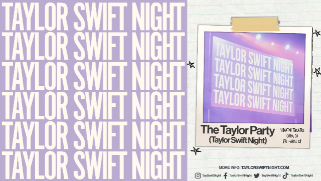 THE TAYLOR PARTY: TAYLOR SWIFT NIGHT at Senator Theatre