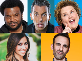 Sebastian Maniscalco, Craig Robinson, Fortune Feimster, Brian Monarch, Jessica Keenan, and Very Special Guests!