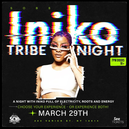 Iniko: Tribe Night