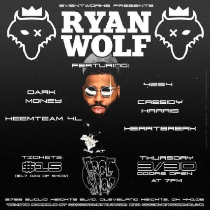 Eventworks Presents : Ryan Wolf