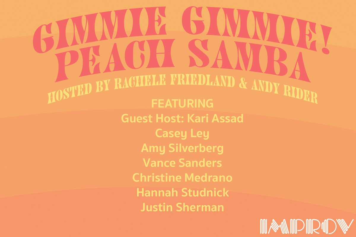 Gimmie Gimmie Peach Samba ft. Andy Rider, Rachele Friedland, Kari Assad, Casey Ley, Amy Silverberg, Vance Sanders, Christine Medrano, Hannah Studnick, Justin Sherman!